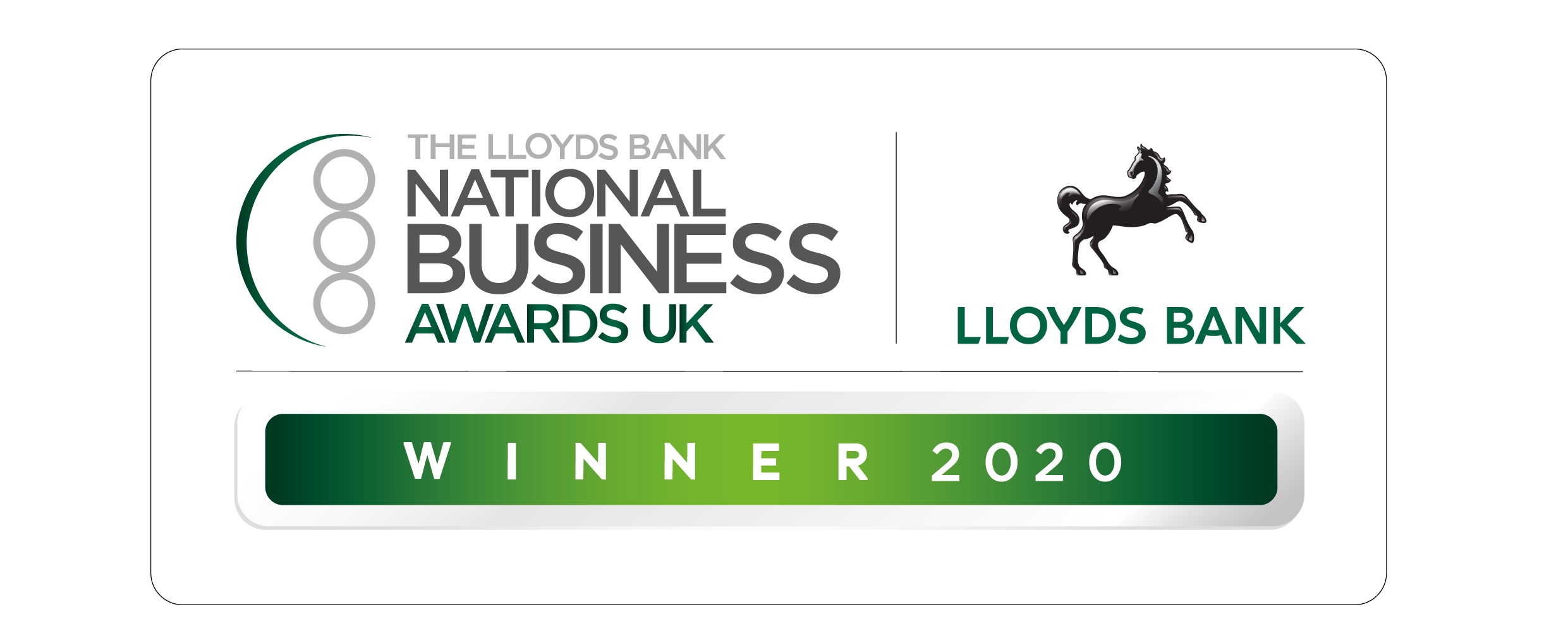 Lloyds Bank National Business Awards Winner logo